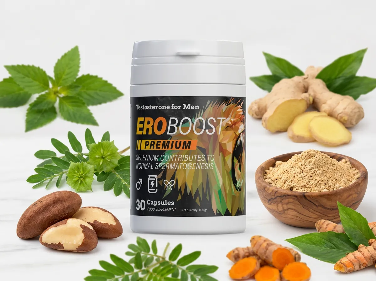 Naturalne składniki w formule Eroboost Premium